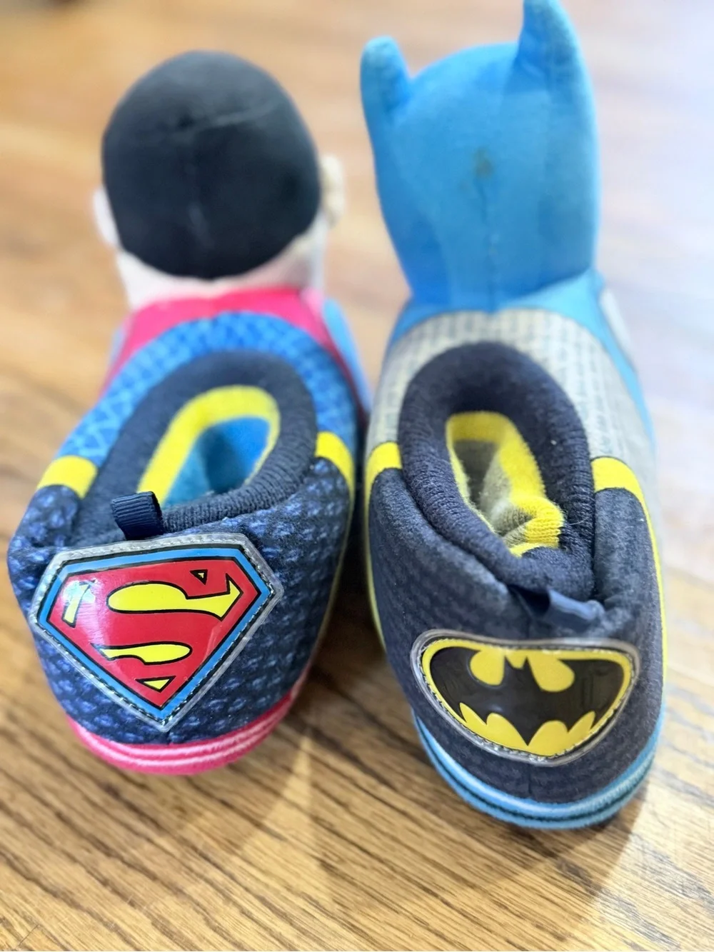 Batman Plush Kid's Slippers - Blue